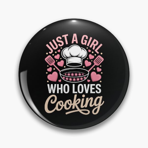 Item preview, JUST A GIRL WHO LOVES COOKING   designed and sold by jkrphoto.