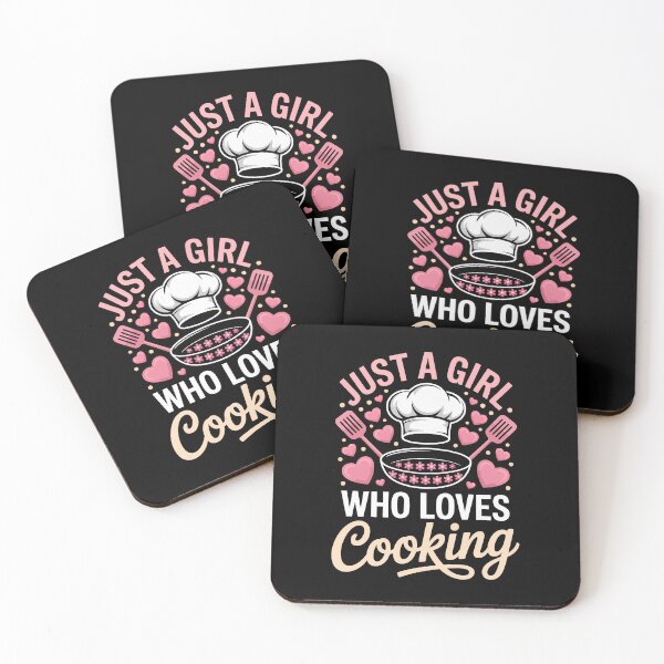 Item preview, JUST A GIRL WHO LOVES COOKING   designed and sold by jkrphoto.