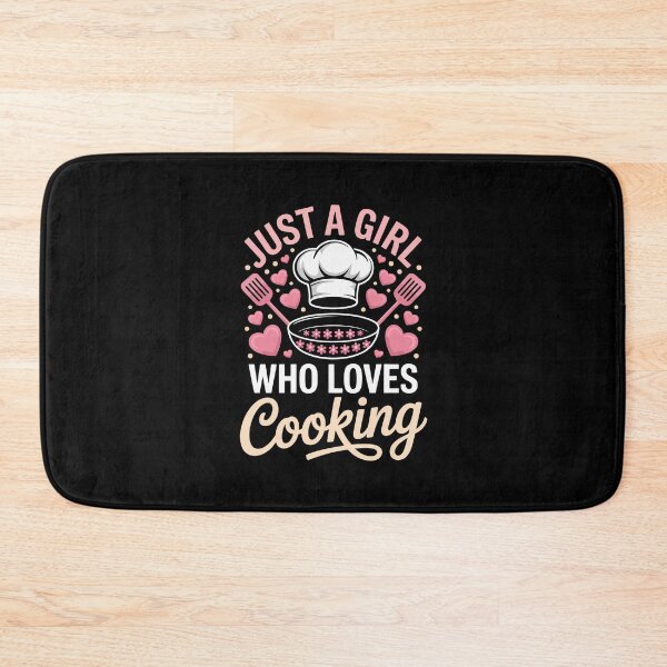 Item preview, JUST A GIRL WHO LOVES COOKING   designed and sold by jkrphoto.