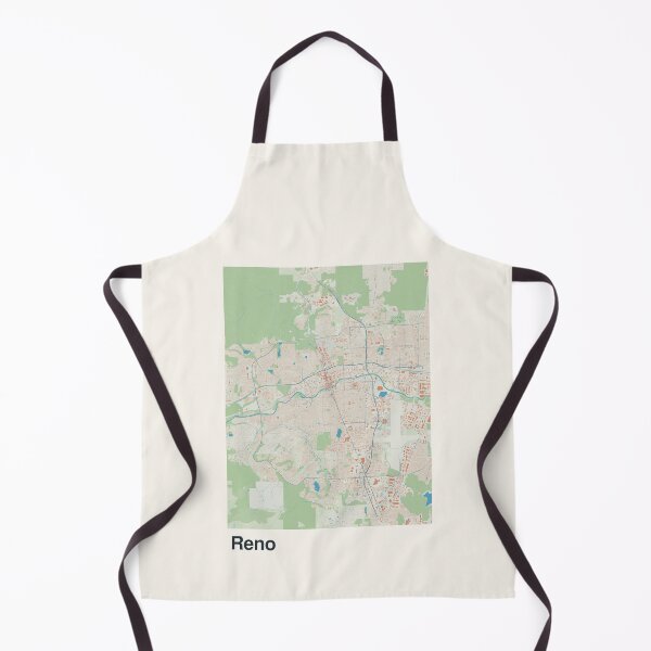 Item preview, Arte de mapas minimalistas de Reno designed and sold by MapsNerd.