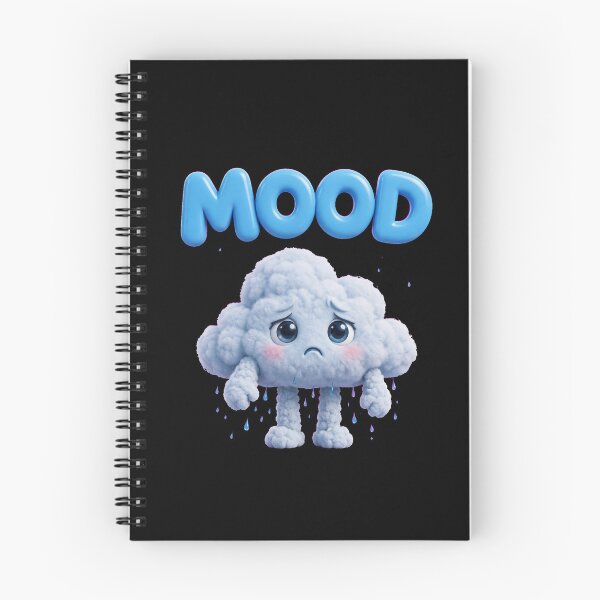 Item preview, Sad Cloud Mood Cute Illustration designed and sold by Turki & Tres Colores.