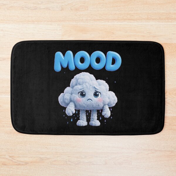 Item preview, Sad Cloud Mood Cute Illustration designed and sold by Turki & Tres Colores.