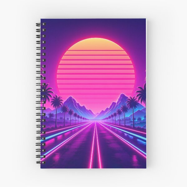 Item preview, Synthwave Neon Highway Retro Sunset Grid designed and sold by Herodestroyer.