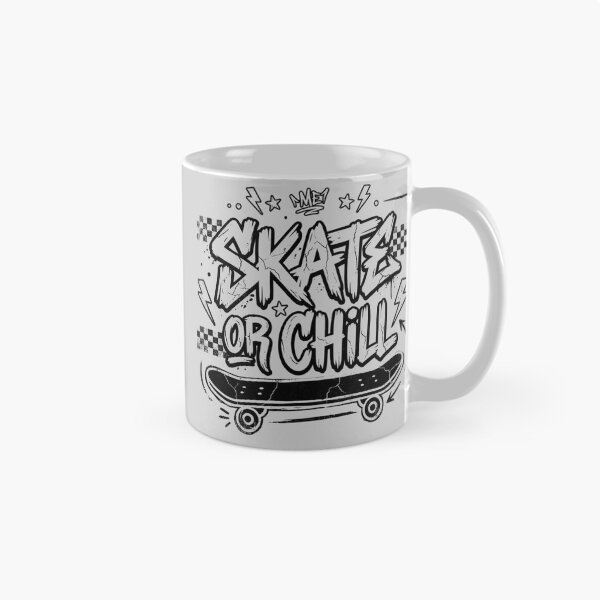 Item preview, Skate or Chill – Retro Graffiti Skateboard Streetwear Design designed and sold by RajDeals.