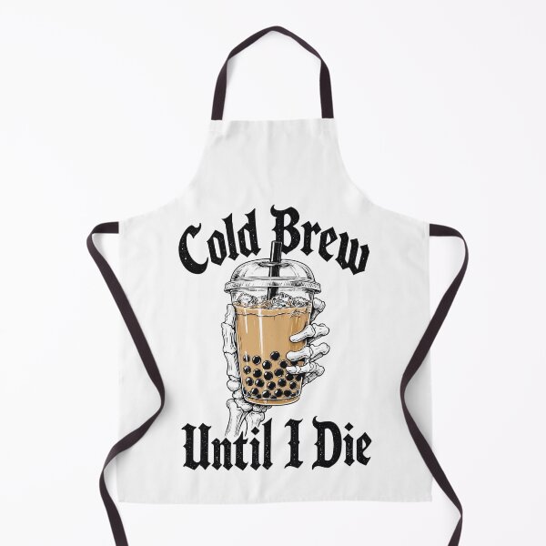 Item preview, Cold Brew Until I Die Funny Skeleton Hand Iced Coffee designed and sold by digital.stickerperso.com.