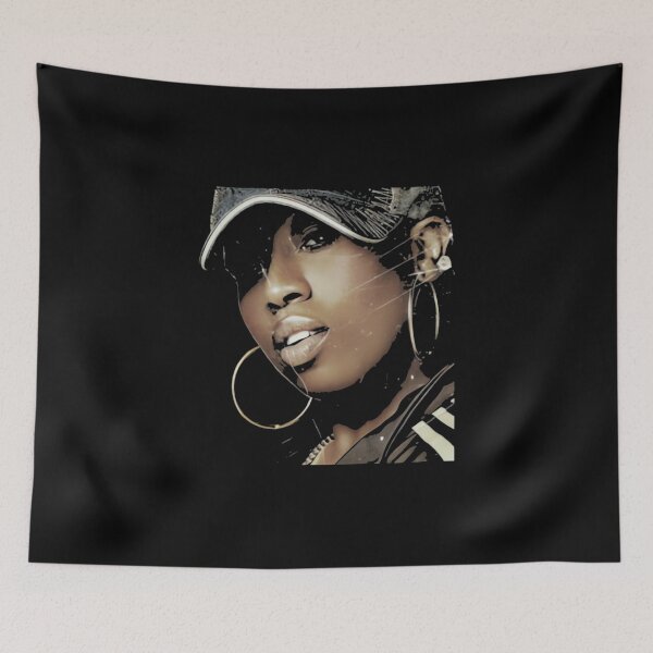 Item preview, Missy Elliott 90s Face Retro Bootleg designed and sold by Achraf-Termane.