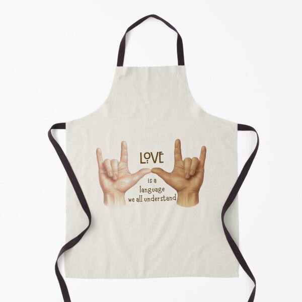 Item preview, Hands Signing I Love You in ASL, Love is a Language We All Understand, No. 3 designed and sold by JoyfulWhimsy.