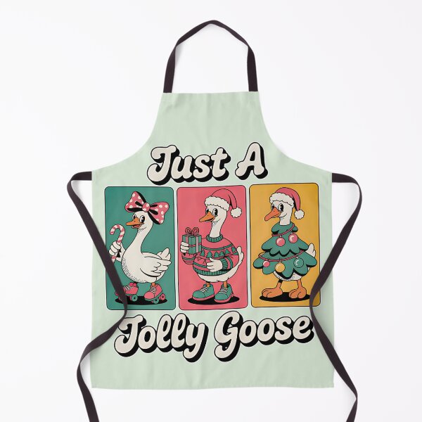 Item preview, Just A Jolly Goose Christmas, Funny Vintage 90s Holiday Triptych designed and sold by zozo-shop.