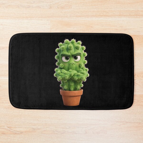 Item preview, Grumpy Cactus Funny Illustration designed and sold by Turki & Tres Colores.