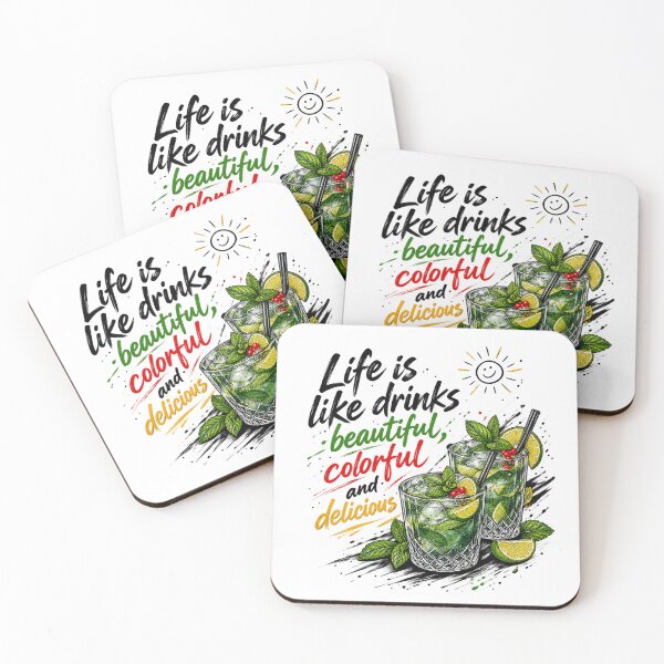 Item preview, Colorful Refreshing Drinks – Beautiful Life designed and sold by NOVS·94.