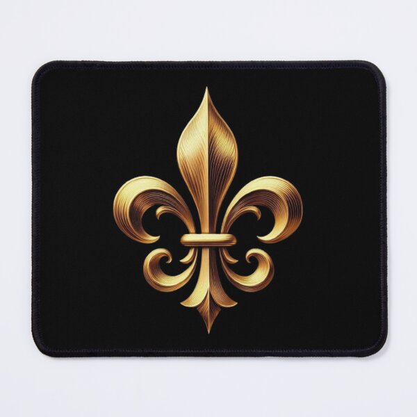 Item preview, Fleur De Lys Gold Royal French Heraldic Emblem designed and sold by ProjectNoah.