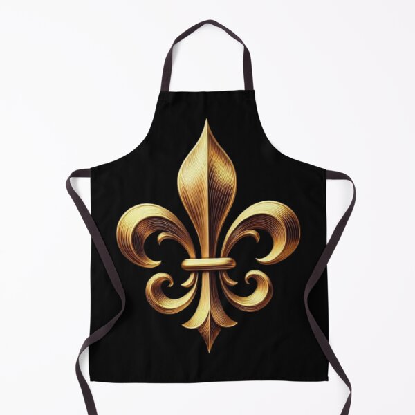Item preview, Fleur De Lys Gold Royal French Heraldic Emblem designed and sold by ProjectNoah.