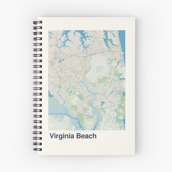 Item preview, Virginia Beach Minimalistic Map Art designed and sold by MapsNerd.