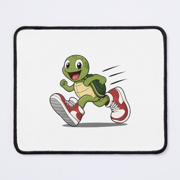 Item preview,  Fast Turtle in Oversized Sneakers | Funny Running Turtle designed and sold by Catchy-Couture.
