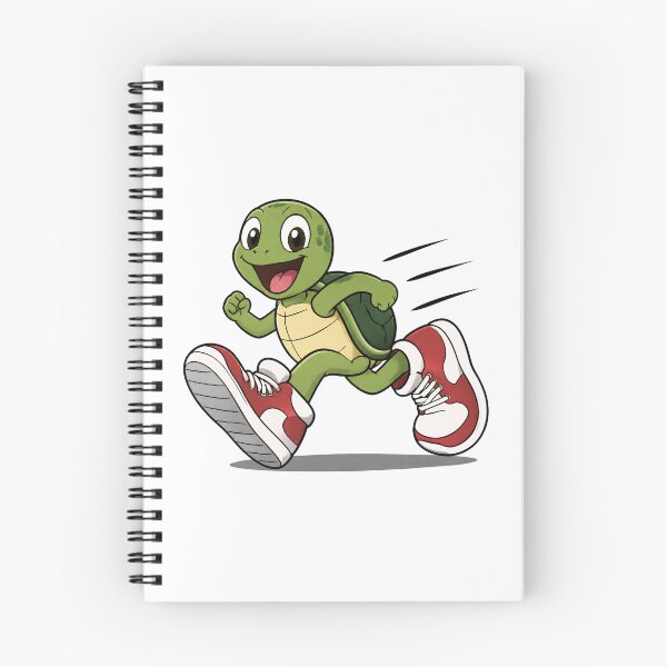 Item preview,  Fast Turtle in Oversized Sneakers | Funny Running Turtle designed and sold by Catchy-Couture.