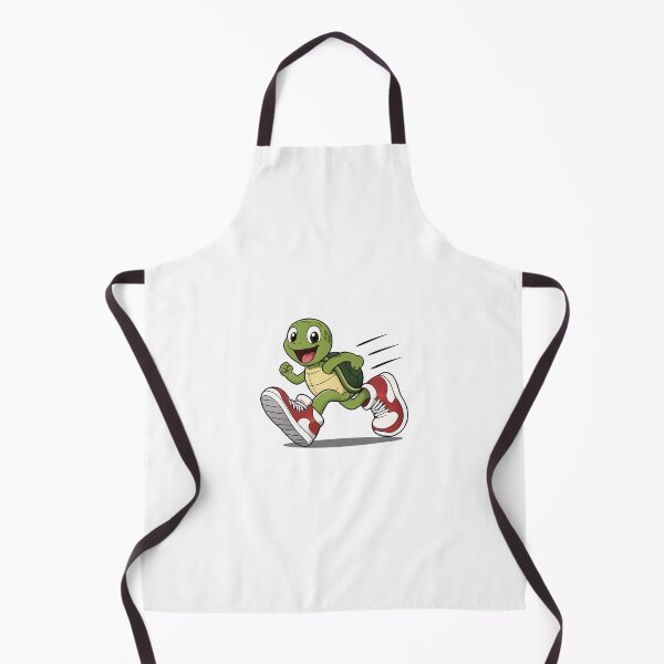 Item preview, Fast Turtle in Oversized Sneakers | Funny Running Turtle designed and sold by Catchy-Couture.