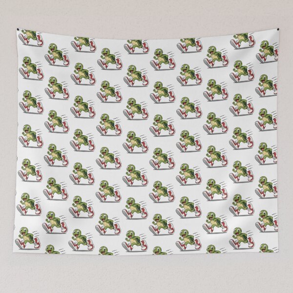 Item preview,  Fast Turtle in Oversized Sneakers | Funny Running Turtle designed and sold by Catchy-Couture.
