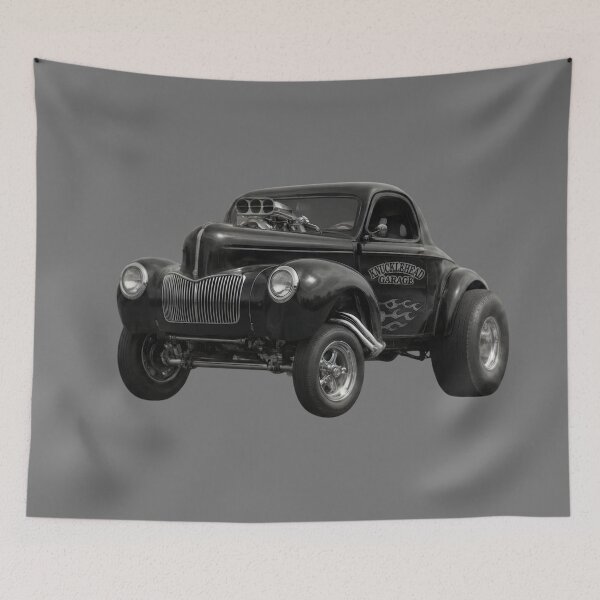 Item preview, Knucklehead Garage – Vintage Gasser Hot Rod designed and sold by Classic Chaos Creations.