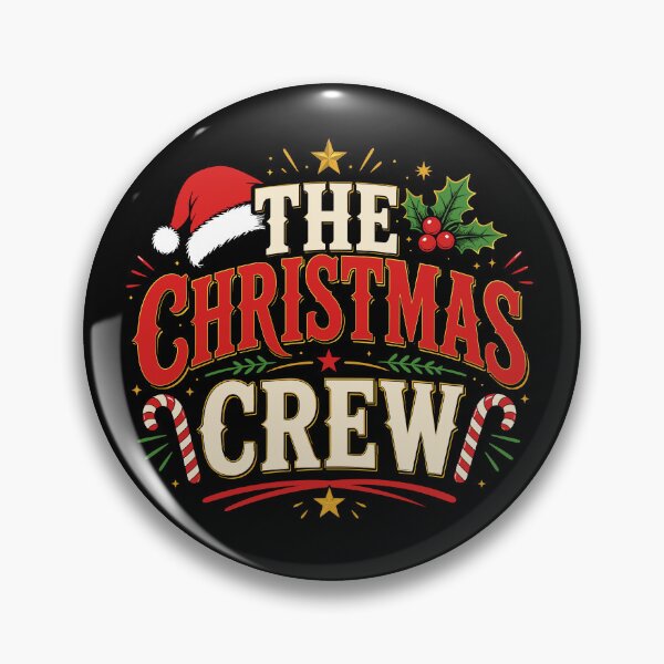 Item preview, The Christmas Crew Vintage Christmas Typography designed and sold by mraihan.
