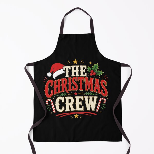 Item preview, The Christmas Crew Vintage Christmas Typography designed and sold by mraihan.