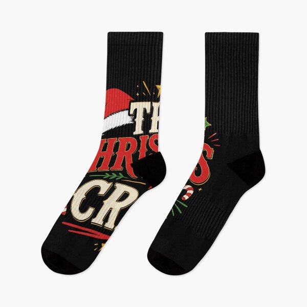 Item preview, The Christmas Crew Vintage Christmas Typography designed and sold by mraihan.