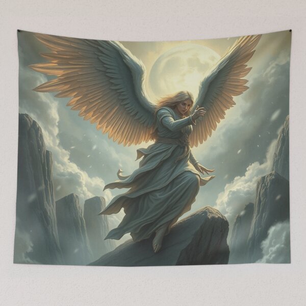Item preview, Angel in the Moonlight designed and sold by GenesisArtis.
