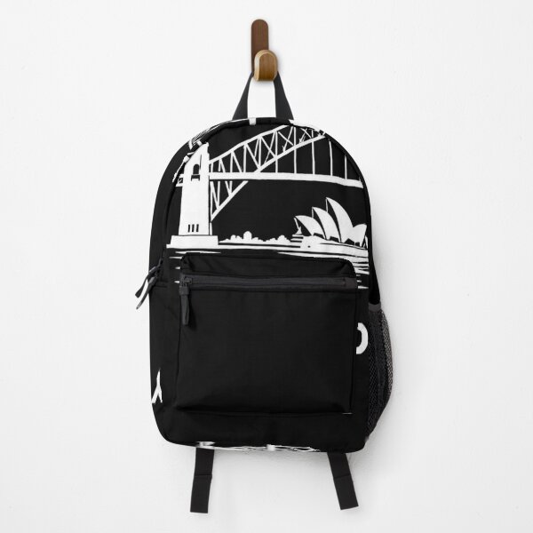 Item preview, Sydney Harbour Bridge Skyline Silhouette White designed and sold by Kenzie & Co.