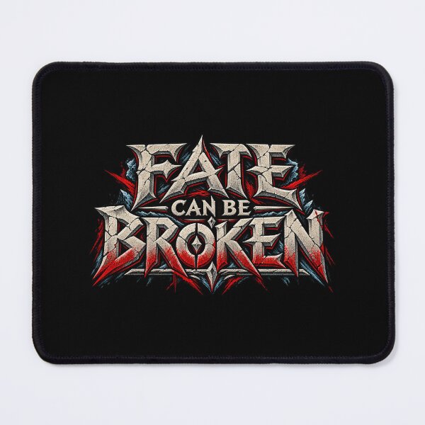 Item preview, Fate Can Be Broken – Norse Gaming Quote designed and sold by Pandaburba.
