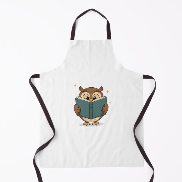 Item preview, Funny Owl Reading a Giant Book | Cute Book Lover Owl designed and sold by Catchy-Couture.