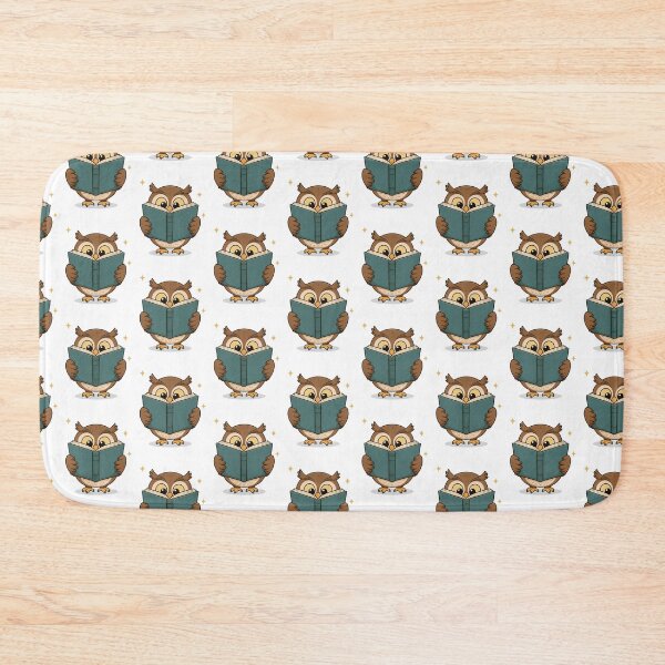 Item preview, Funny Owl Reading a Giant Book | Cute Book Lover Owl designed and sold by Catchy-Couture.