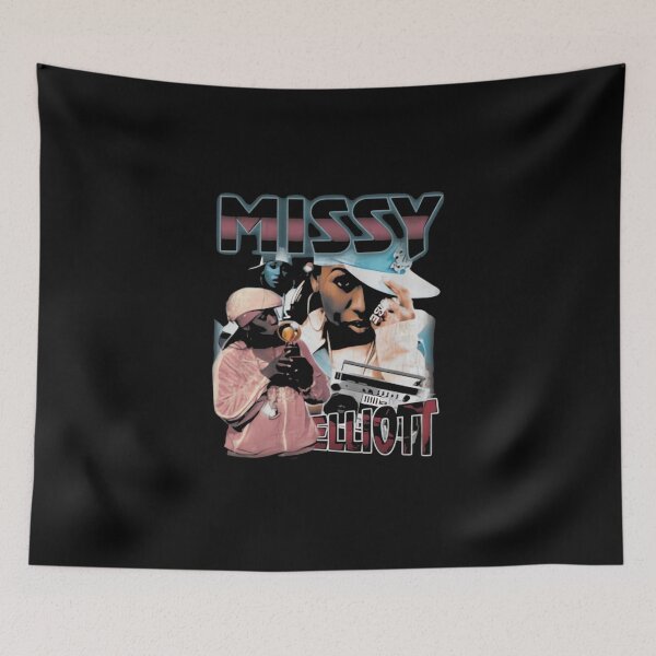 Item preview, Missy Elliott 90s Face Retro Bootleg designed and sold by Achraf-Termane.