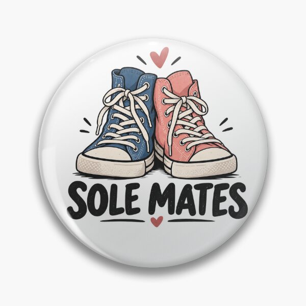 Item preview, Sole Mates Funny Shoe Pun designed and sold by Glottopia.