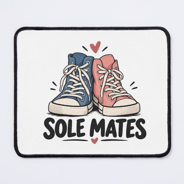 Item preview, Sole Mates Funny Shoe Pun designed and sold by Glottopia.