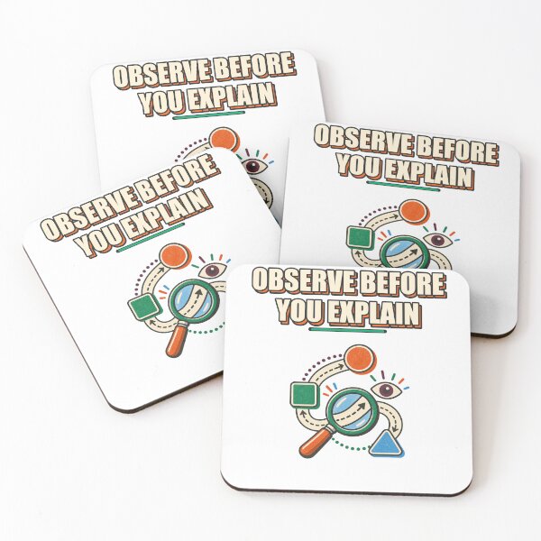 Item preview, Observe Before Explaining UX Research designed and sold by Shope Buzz.