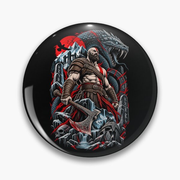 Item preview, God of War – Kratos Norse Warrior designed and sold by Pandaburba.