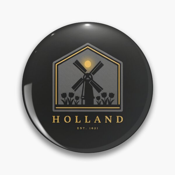 Item preview, Holland Windmill Crest — House Badge Logo designed and sold by Shutter-Dragon.