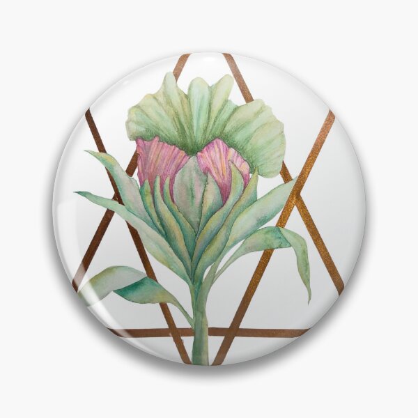 Item preview, Emergence, Pastel Flower and Copper Geometry designed and sold by ArithraStudio.