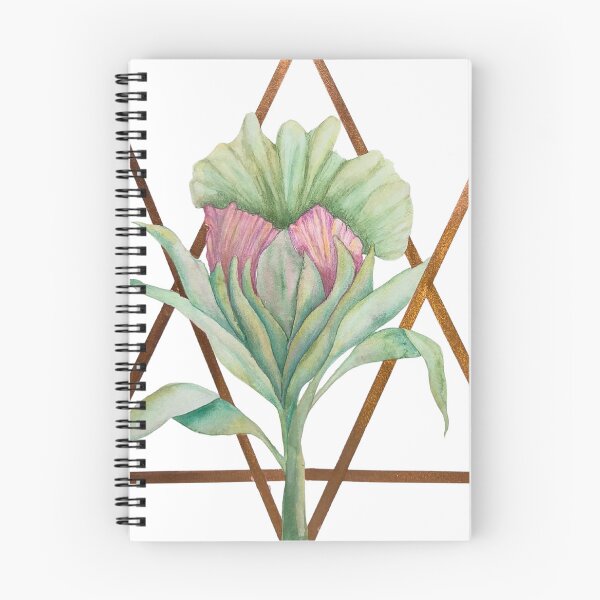 Item preview, Emergence, Pastel Flower and Copper Geometry designed and sold by ArithraStudio.