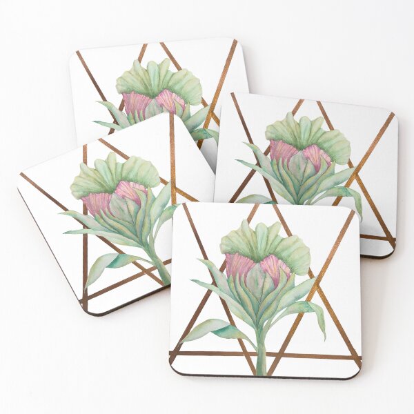 Item preview, Emergence, Pastel Flower and Copper Geometry designed and sold by ArithraStudio.