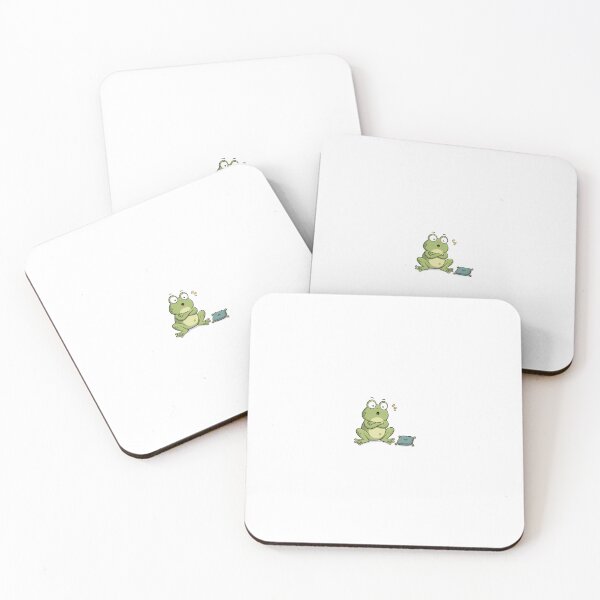 Item preview, Serious Frog and Tiny Cushion | Funny Cute Frog designed and sold by Catchy-Couture.