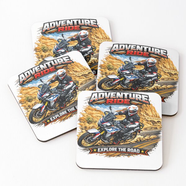 Item preview, Retro Adventure Touring Motorcycle Emblem designed and sold by TorqueTheoryLab.