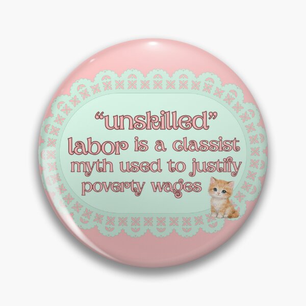 Item preview, unskilled labor_coquette kitty designed and sold by quinnhopp.