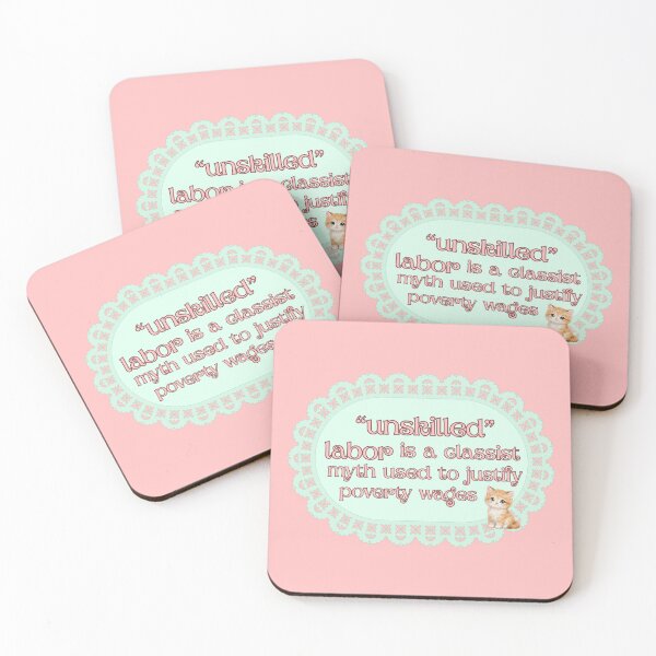 Item preview, unskilled labor_coquette kitty designed and sold by quinnhopp.