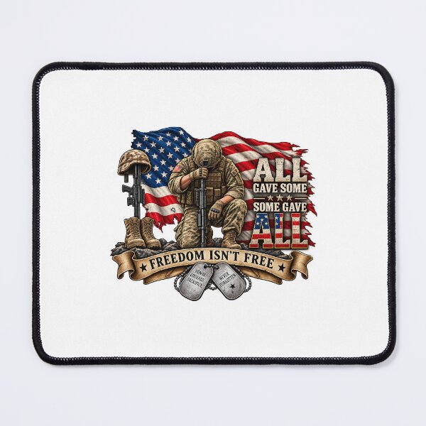 Item preview, Freedom Isn’t Free – All Gave Some, Some Gave All Military Tribute designed and sold by DavidH0918.