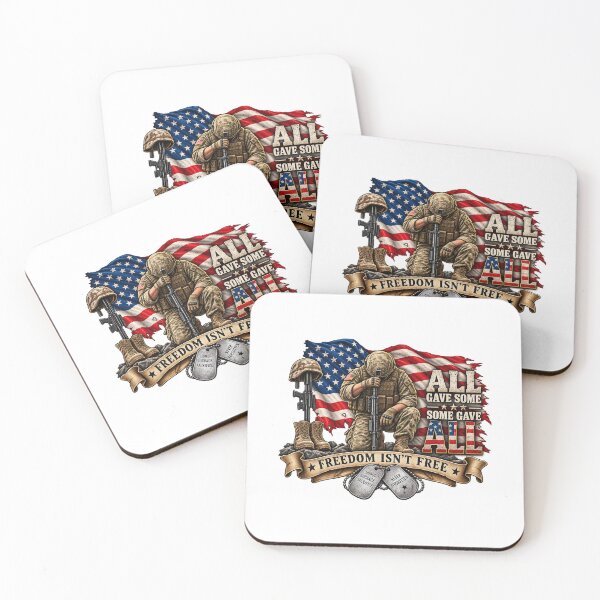 Item preview, Freedom Isn’t Free – All Gave Some, Some Gave All Military Tribute designed and sold by DavidH0918.