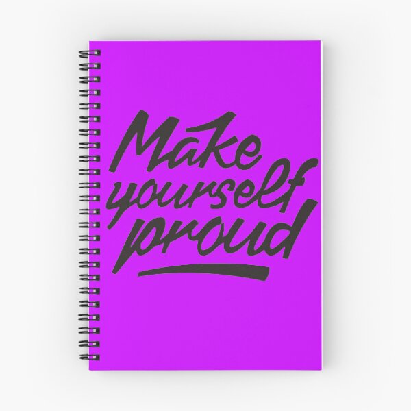 Item preview, Make Yourself Proud Dark Cursive Typography Sticker designed and sold by Scro-Ciob-Shop.