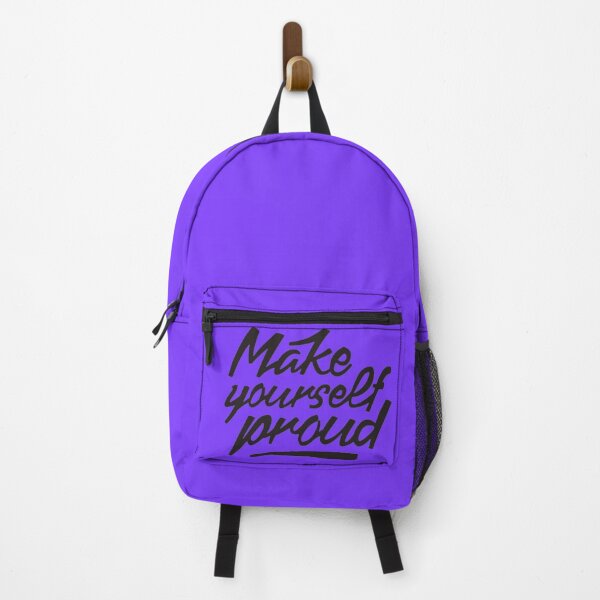 Item preview, Make Yourself Proud Dark Cursive Typography Sticker designed and sold by Scro-Ciob-Shop.