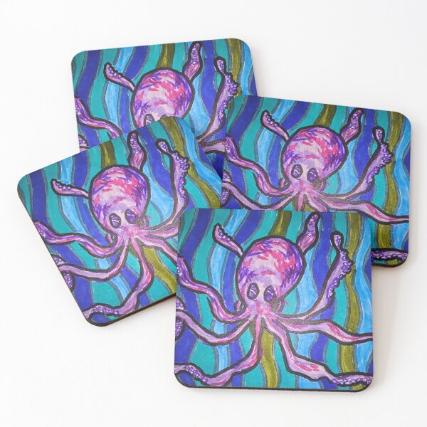 Item preview, Octopus purple  designed and sold by DancingCreek.