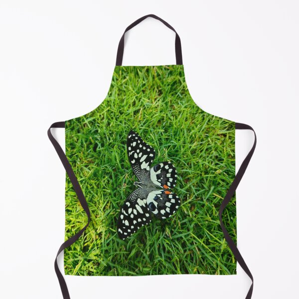 Item preview, Exotic Lime Swallowtail Butterfly on Vivid Green Grass designed and sold by Yanshuf.