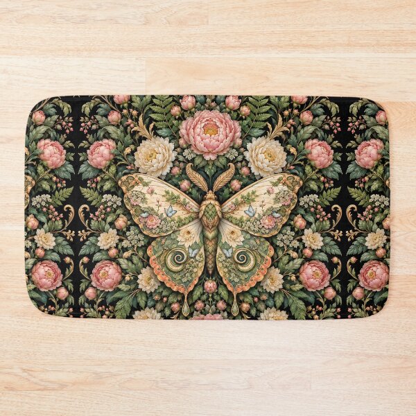 Item preview, Botanical Moth in Blooming Garden designed and sold by Pure Craft.